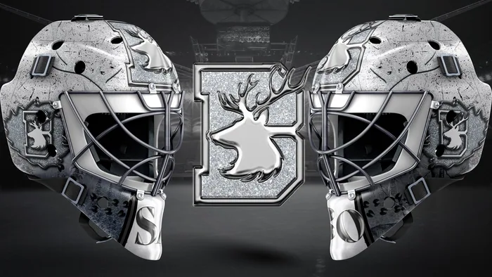 Goalie helmet by JamFam Media