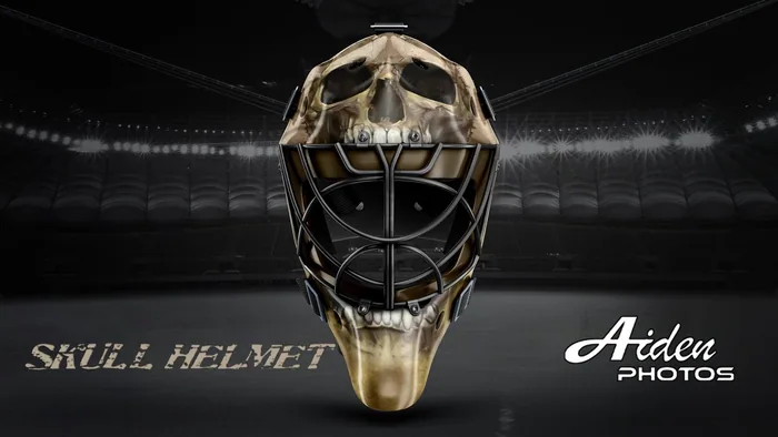 Goalie helmet by JamFam Media